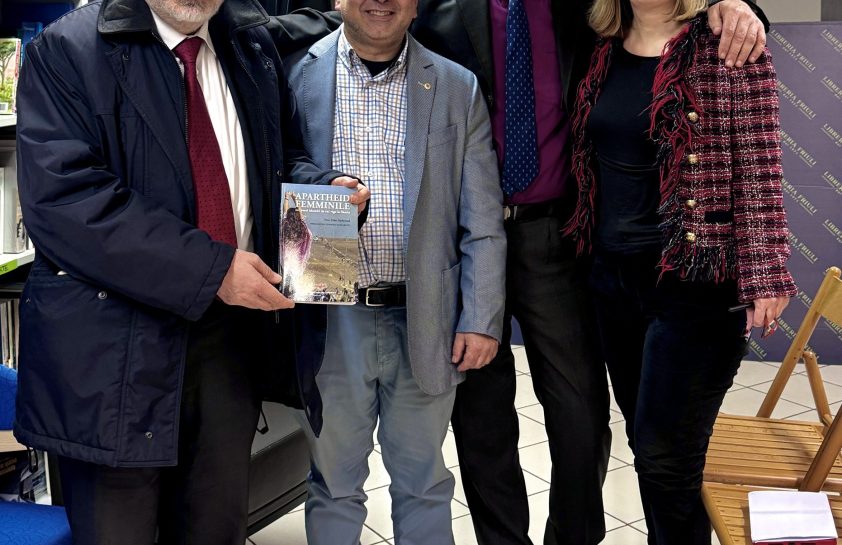 Alla presentazione del libro di Taher Djafarizad con Furi Honsell e Isabella De Monte, 9 febbraio 2024
