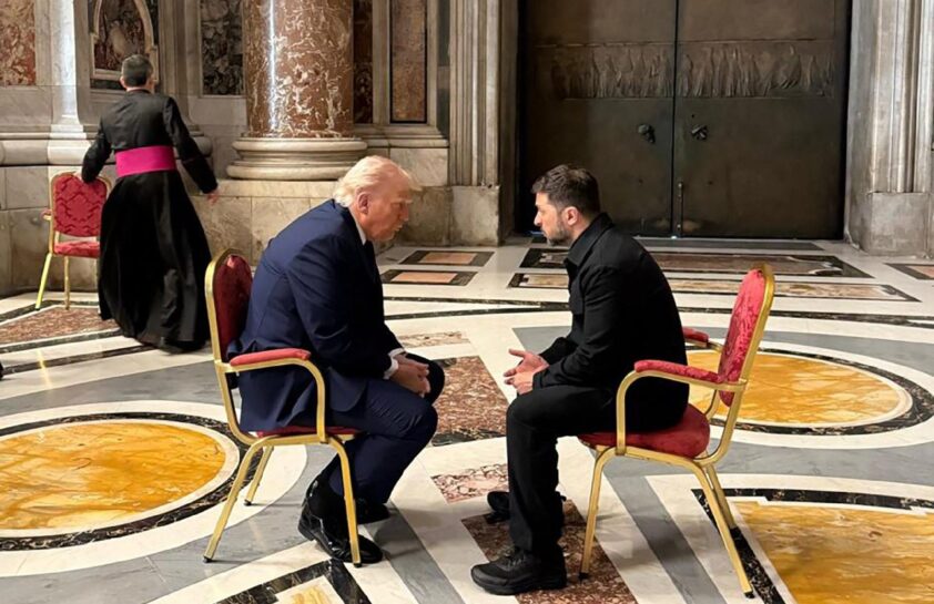 Trump e Zelensky S. Pietro